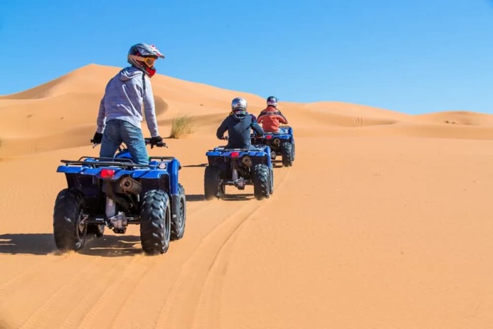 Paseo en Quad por Merzouga de 1 Hora + Sandboarding Gratis