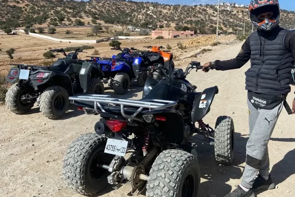 Taghazout Quad-Abenteuer (1h30) + Bauernhofbesuch, Tee & Poolzugang + Berber-Show - 4