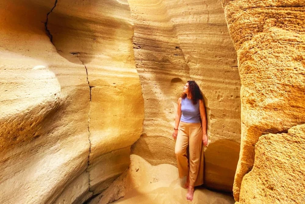 Timlaline Sand Dunes Sonnenuntergangs-Tour (16:00) – Cave Canyon Route + Guide