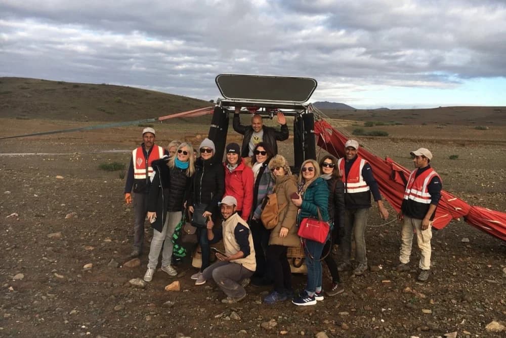 Agadir Klassische Heißluftballonfahrt – 45–60 Min + Shuttle + Zeltfrühstück + Flugurkunde