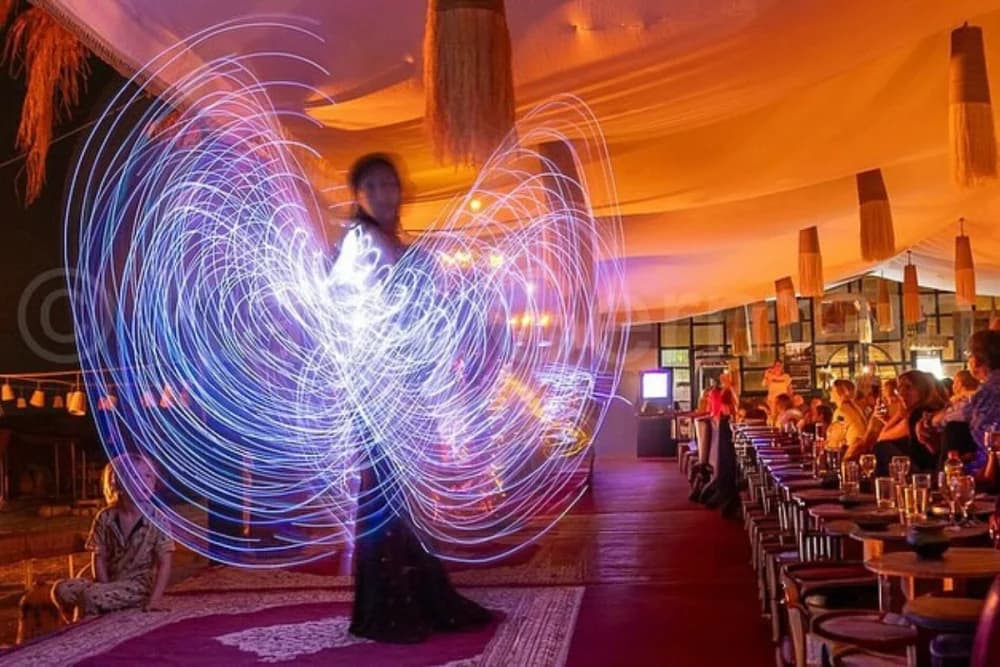 Cena y Espectáculo en Marrakech en la Palmeraie – Moul 3afia, Gnaoua y Bailarina - 1