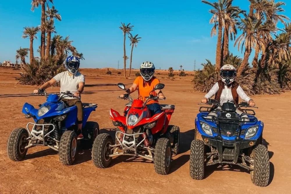 Marrakech Palmeraie Quad + Paseo en Camello – 2 Horas