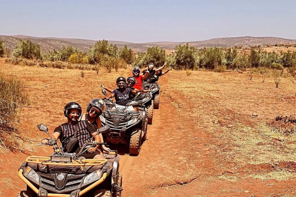 Aventura en Quad por Ouzoud – 1H, 2H o (Ruta Cultural de 3H + Té y Crepes Caseros) - 3