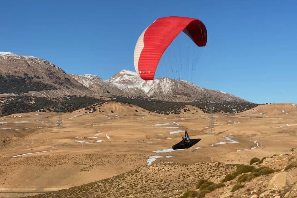 Vuelo en Parapente en Fes – Vídeo Opcional con GoPro para Grupos