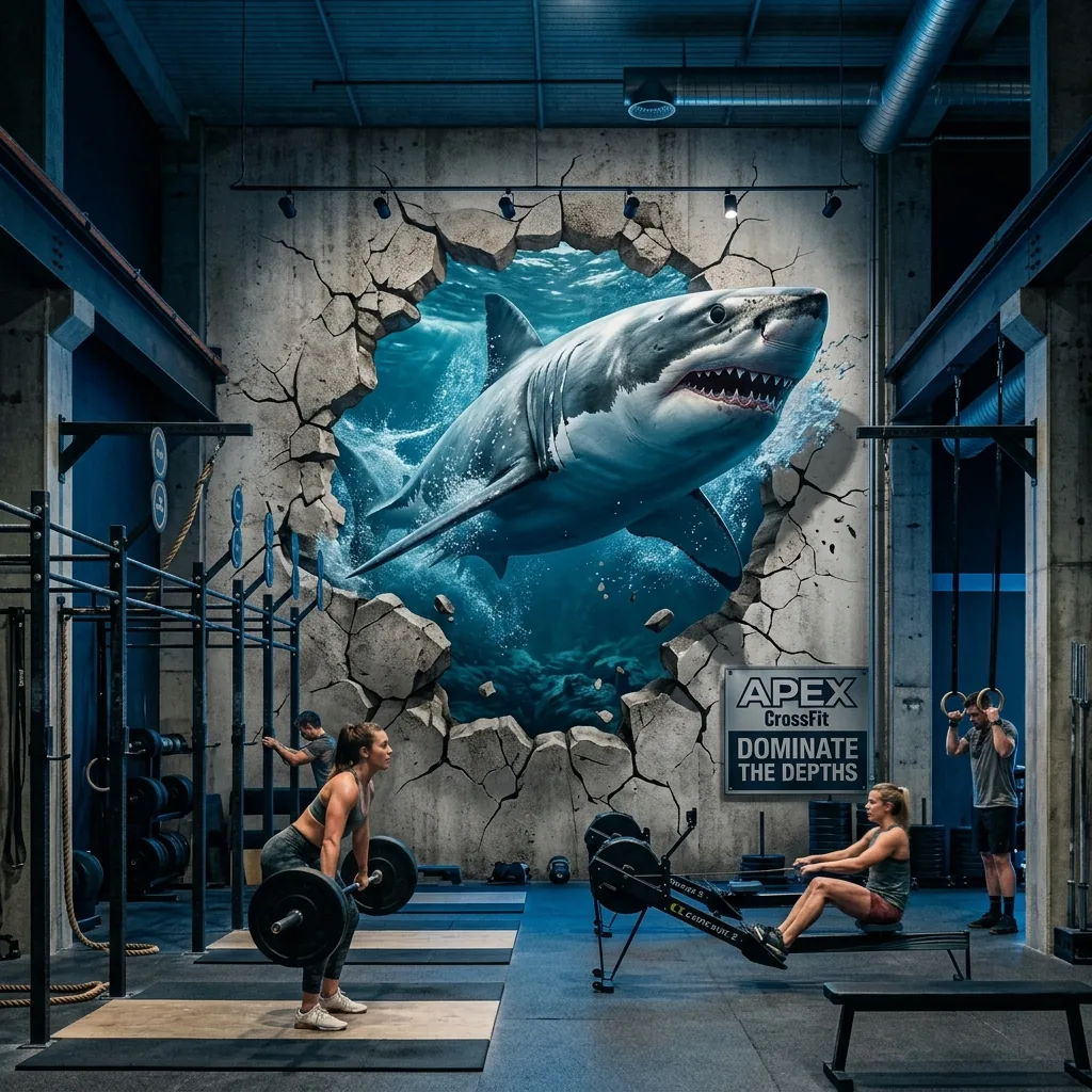 Requin Trompe-l'œil - Après impression